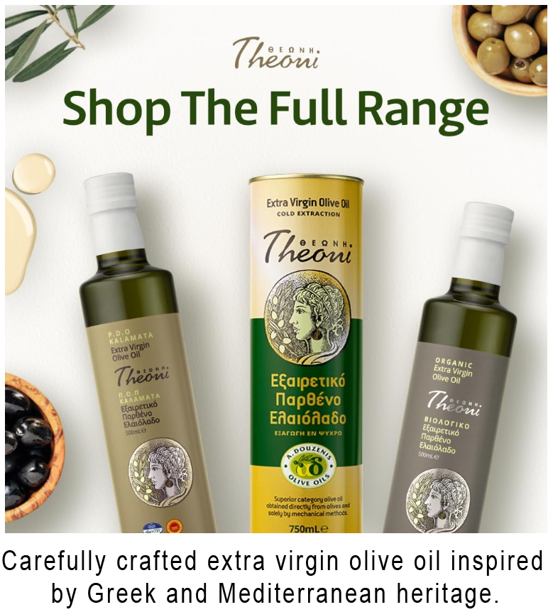 Theoni Extra Virgin Olive Oil (750ml TIN)